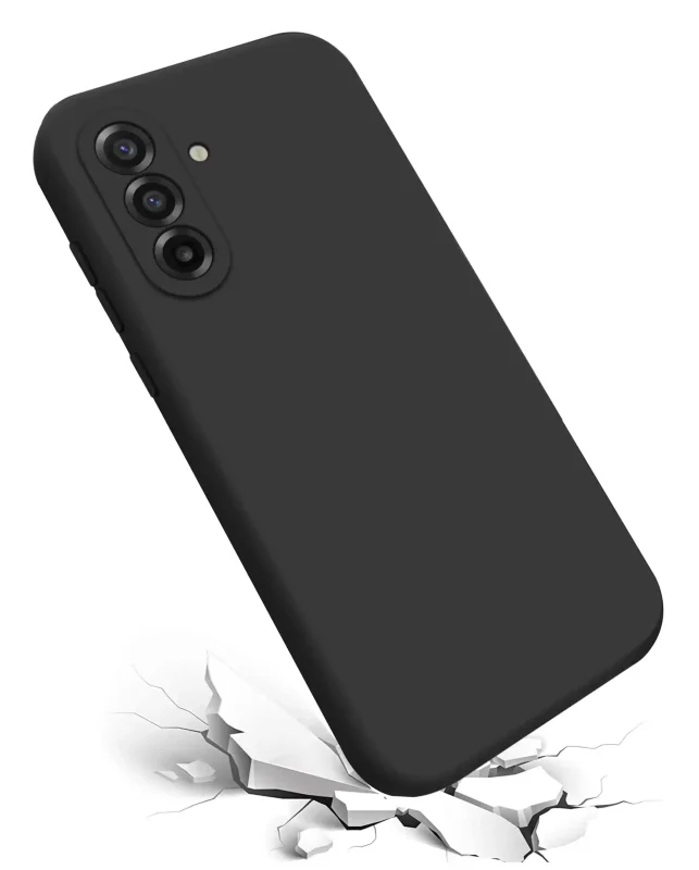 Elastyczne etui Samsung Galaxy A37 5G odporne na uderzenia amortyzacja upadku czarne