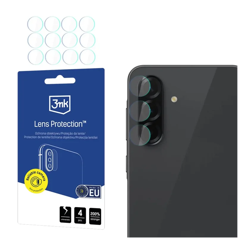 Szkło 3MK do Samsung Galaxy A37 / A57 na aparat 4 sztuki