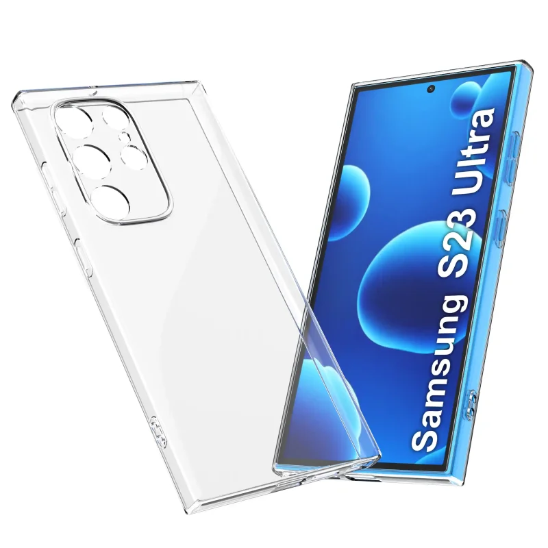 Przezroczyste etui Clear Case na Samsung Galaxy S23 Ultra
