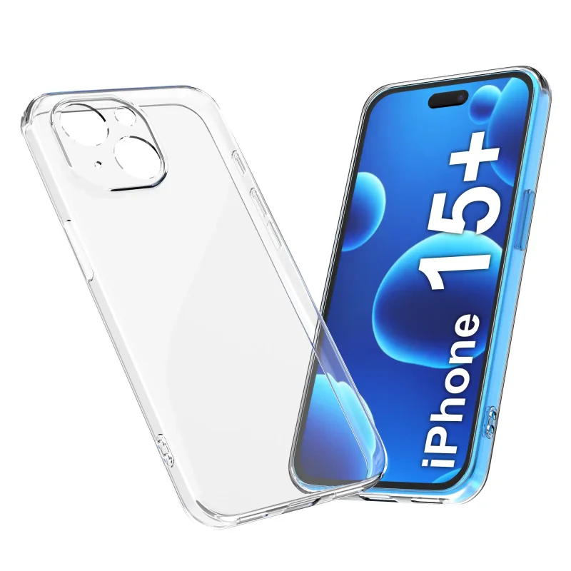 Przezroczyste etui Clear Case na iPhone 15 Plus