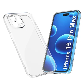 Etui przeźroczyste do iPhone 15 Pro Max wzmacniane