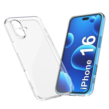 Etui przeźroczyste do iPhone 16 wzmacniane