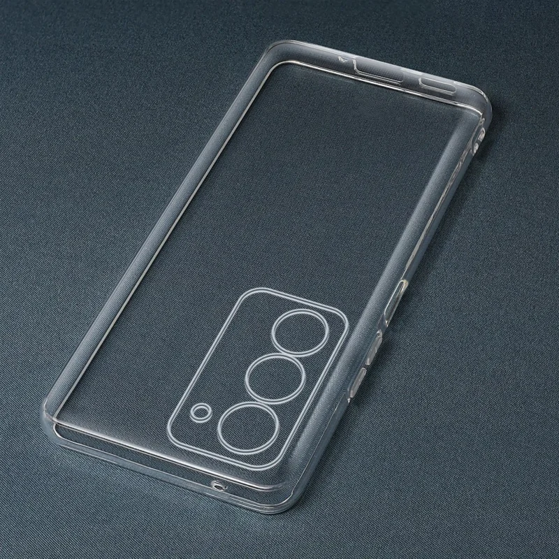 Transparentne etui ochronne do Xiaomi Redmi 15 4G / 5G – widok samego case’a z wycięciem na aparat i porty