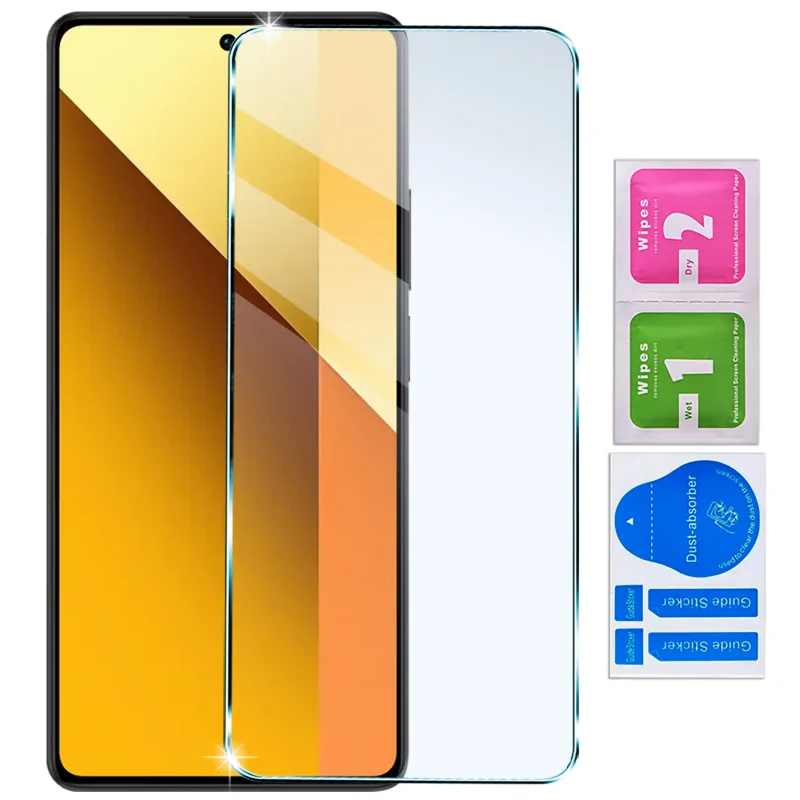 Szkło hartowane 9H Xiaomi Redmi Note 13 Pro 5G – ochrona ekranu z akcesoriami montażowymi