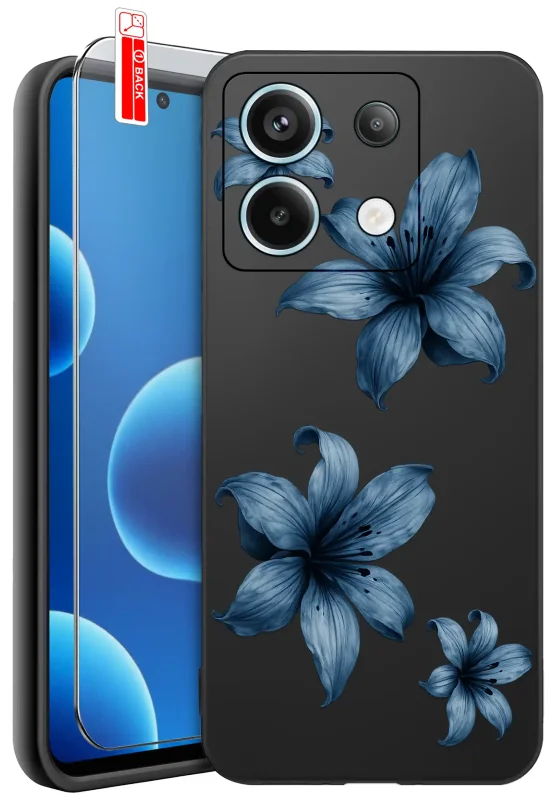 Etui wiosenne do Xiaomi Redmi Note 13 Pro 4G z kwiatkami