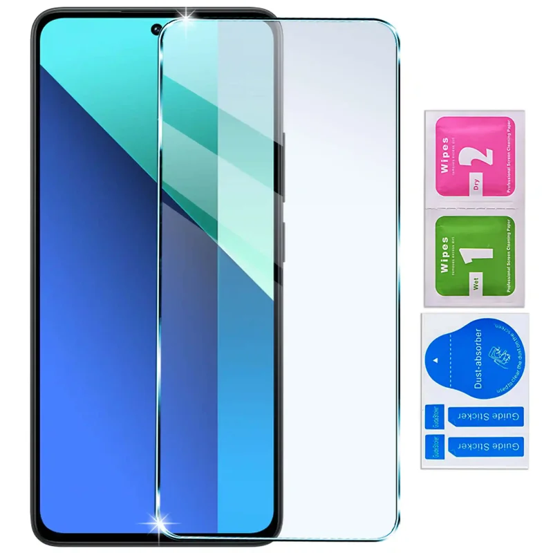 Szkło hartowane 9H Xiaomi Redmi Note 13 Pro 4G – ochrona ekranu z akcesoriami montażowymi