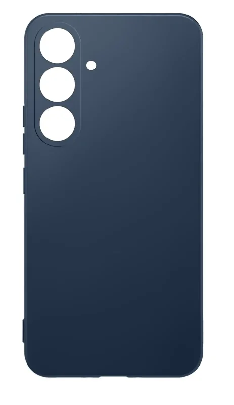 Matowe etui silikonowe do Samsung Galaxy A57 5G – minimalistyczny design, granatowy kolor i pełna ochrona obudowy