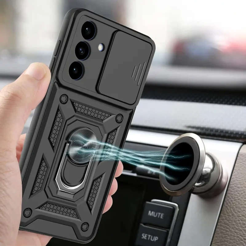 Pancerne etui z ringiem Samsung Galaxy S26+ Plus kompatybilne z uchwytem magnetycznym