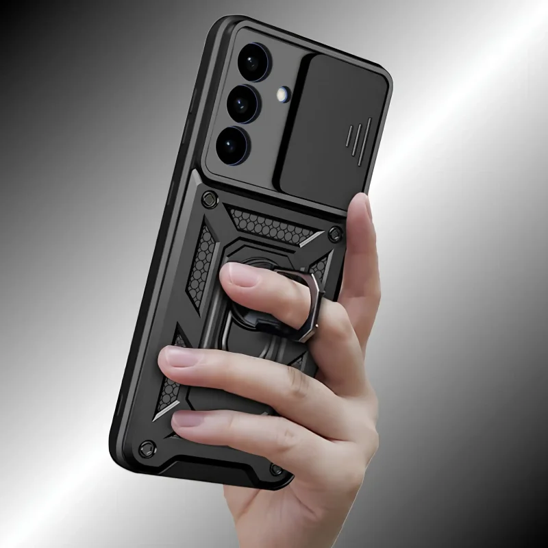 Etui z ringiem do Samsung Galaxy S26+ Plus – uchwyt na palec i stabilny chwyt telefonu