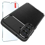 Etui do Samsung Galaxy S26+ Plus carbon ze szkłem