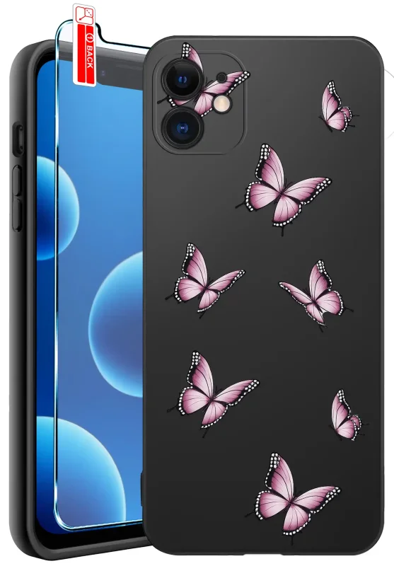 Etui wiosenne do iPhone 11 z motylkami