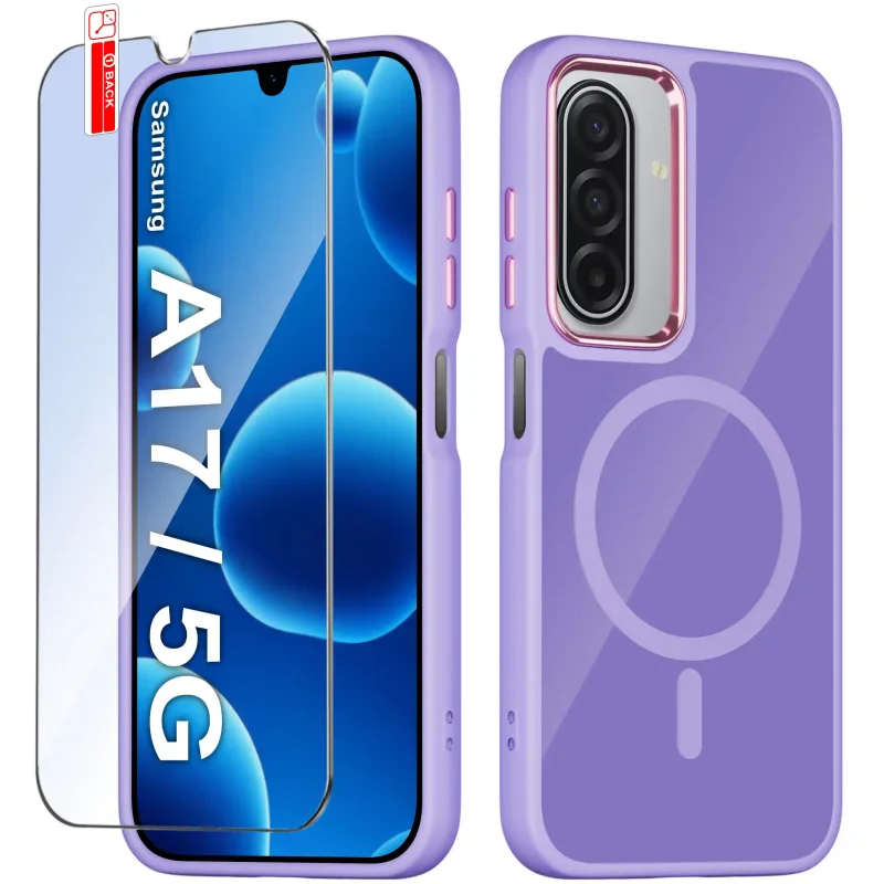 etui-do-samsung-galaxy-a17-5g-magsafe-magnetyczne-fioletowe-ze-szklem