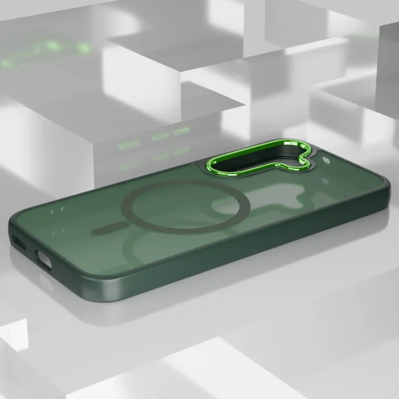 Zielony case z MagSafe do Samsung Galaxy S26+ Plus