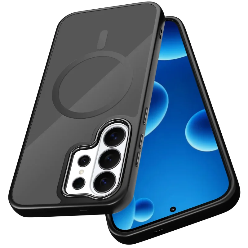 Etui z kółkiem do Samsung Galaxy S26 Ultra w kolorze czarnym - kompatybilne z MagSafe