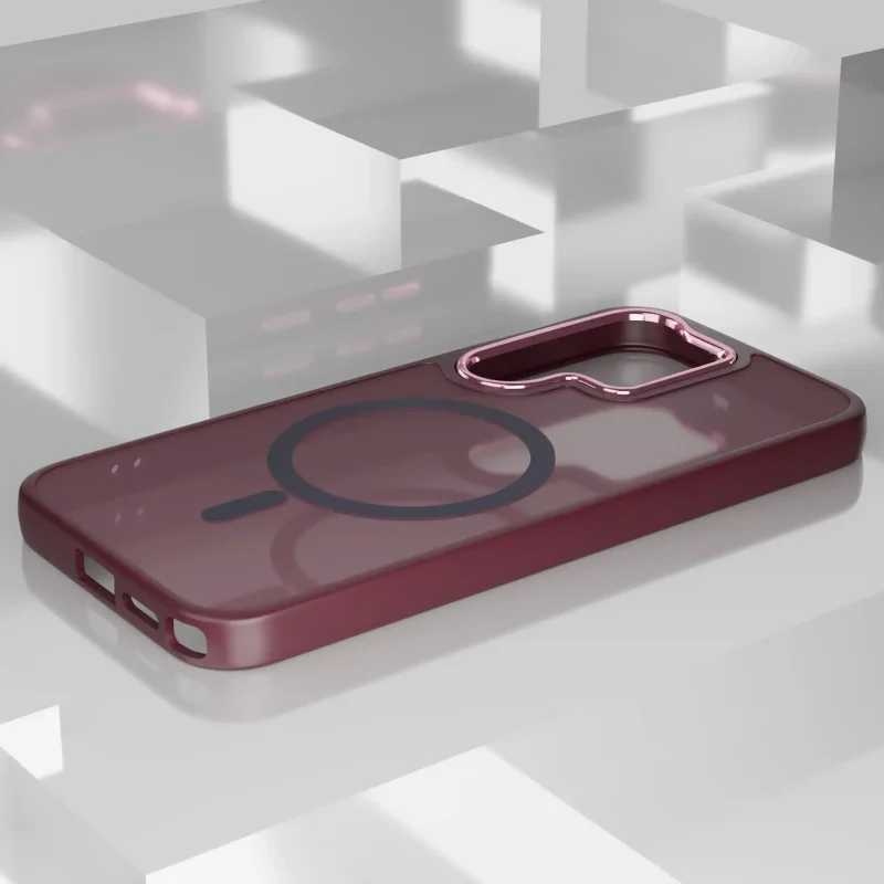 Burgundowy case z MagSafe do Samsung Galaxy S26 Ultra