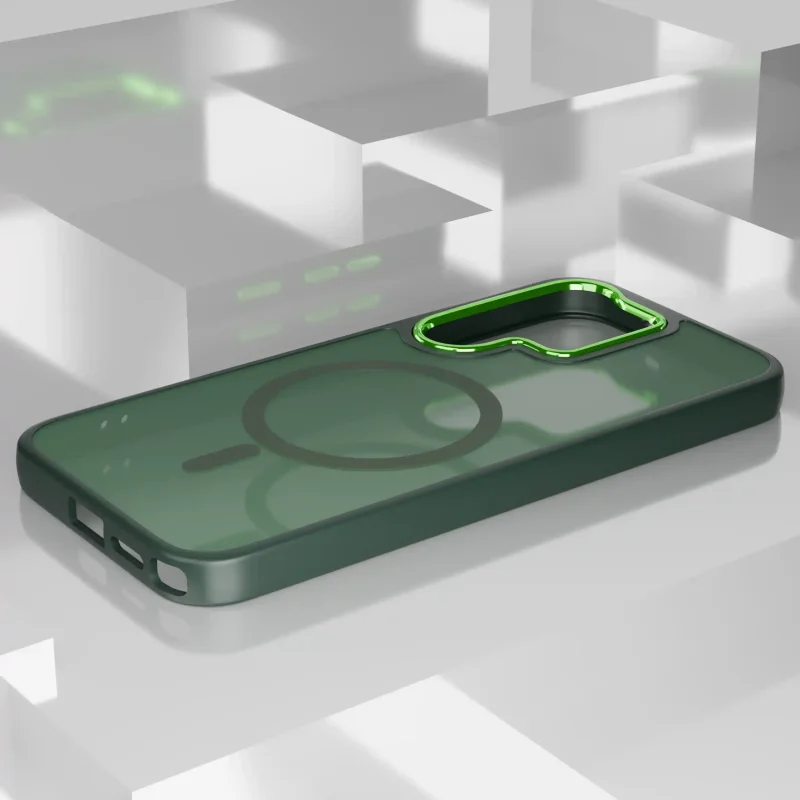Zielony case z MagSafe do Samsung Galaxy S26 Ultra