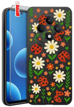 Etui do Oppo Reno 12 F | 12 FS różne wzory wiosenne ze szkłem