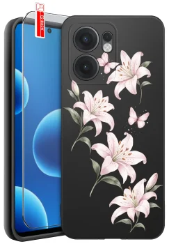 Etui do Oppo Reno 13 F | 13 FS różne wzory wiosenne ze szkłem