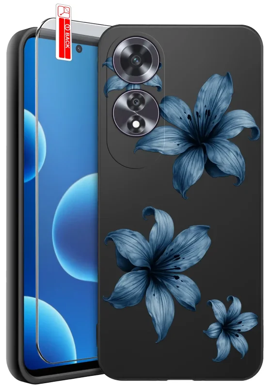 Etui wiosenne do Oppo A60 4G z kwiatkami