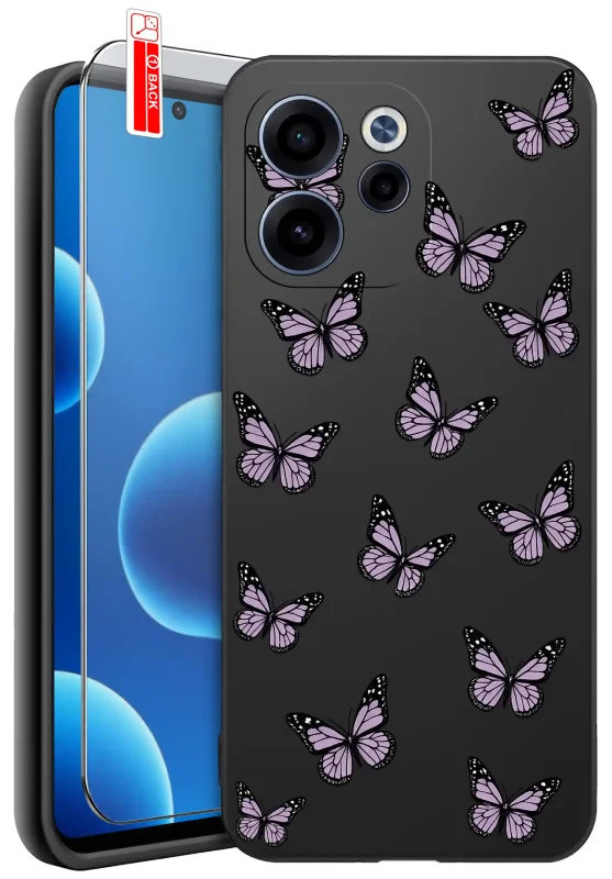 Etui wiosenne do Oppo Reno 15 F / 15 FS z motylkami