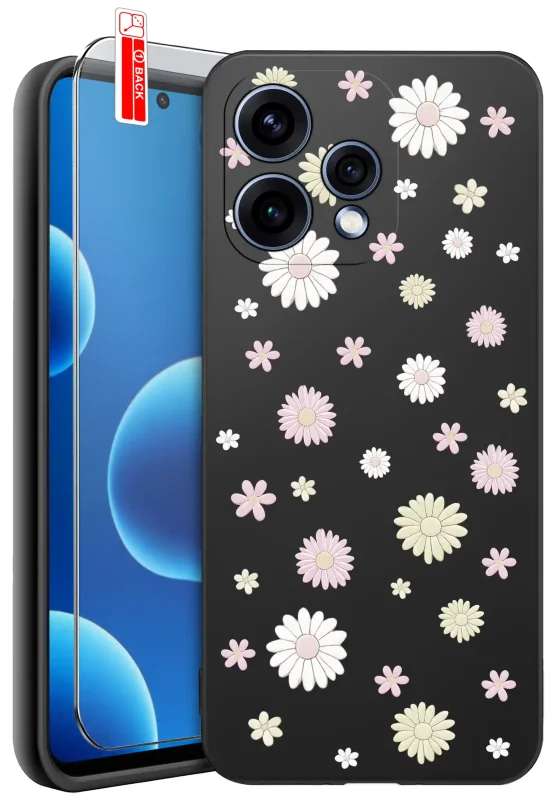 Etui wiosenne do Oppo Reno 15 5G z kwiatkami