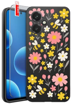 Etui do Honor 400 różne wzory wiosenne ze szkłem