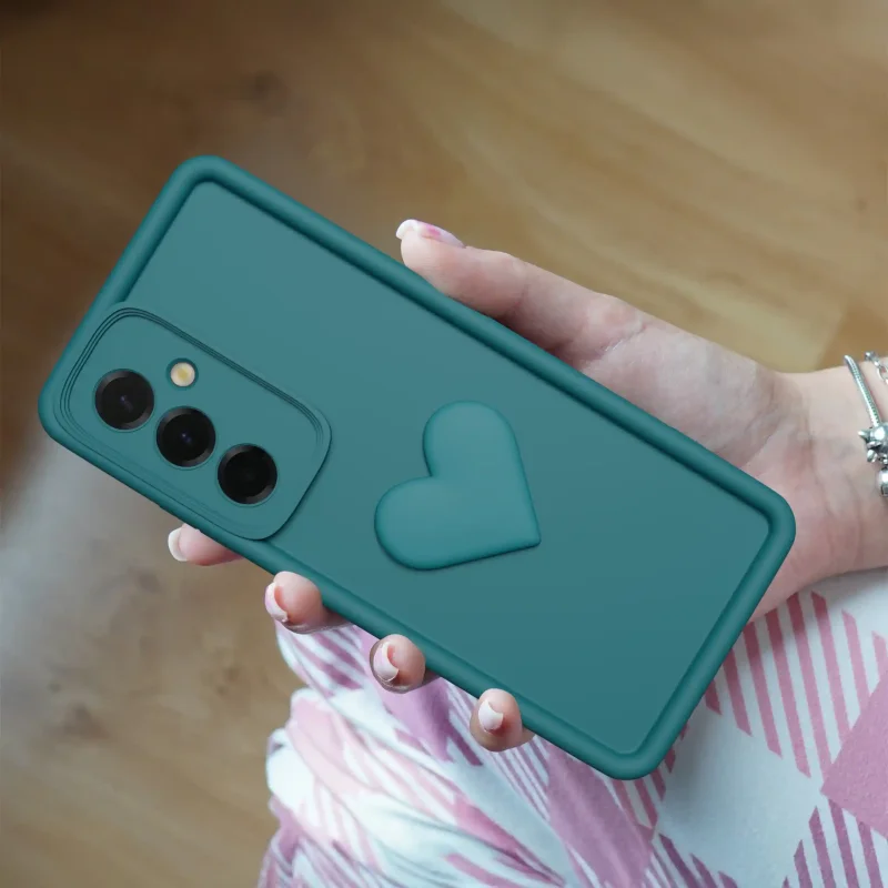 etui-do-samusng-galaxy-a36-5g-silikonowe-serce-zielone-ze-szklem