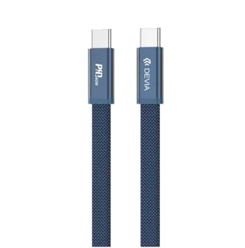 Szybki kabel Devia USB typ-C 240W 1,5m niebieski