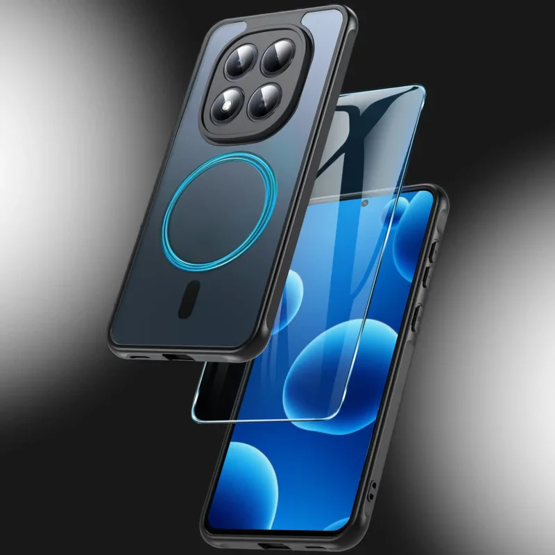 Etui MagSafe Matt do Xiaomi Redmi Note 15 Pro 5G z wbudowanym pierścieniem magnetycznym