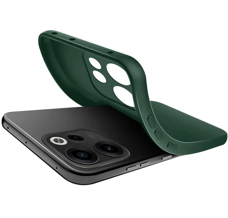 Elastyczny case do Oppo Reno 15 F / 15 FS 5G w kolorze zielonym