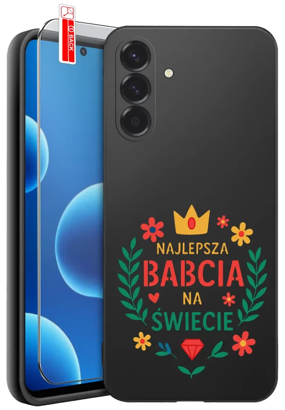 Etui na Dzień Babci do Samsung Galaxy A57 5G ze wzorem Najlepsza Babcia Na Świecie