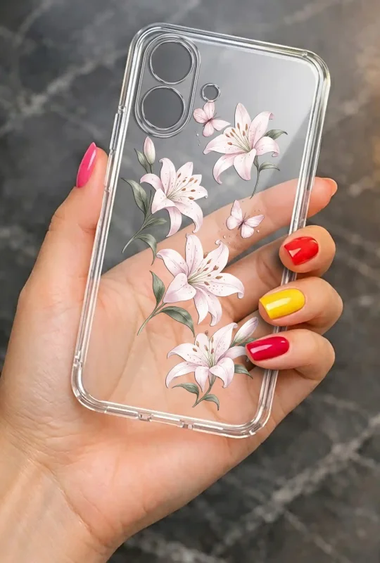 Etui wiosna do iPhone 17 – elegancki wygląd case w dłoni