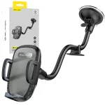 Uchwyt na telefon do samochodu aluminiowy na deskę, szybę, kokpit