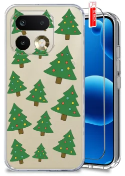 Etui do Realme 16 Pro 5G przezroczyste z wzorami świątecznymi ze szkłem