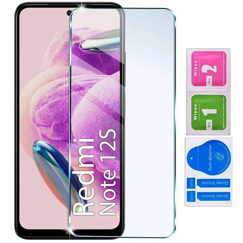 Szybka do Xiaomi Redmi Note 12S - ochrona ekranu z akcesoriami montażowymi