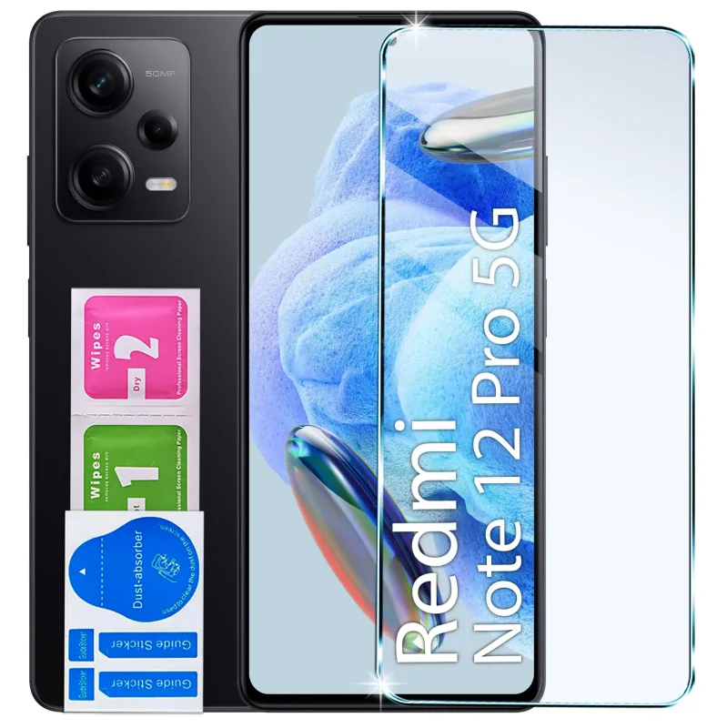 Szybka do Xiaomi Redmi Note 12 Pro 5G - ochrona ekranu z akcesoriami montażowymi