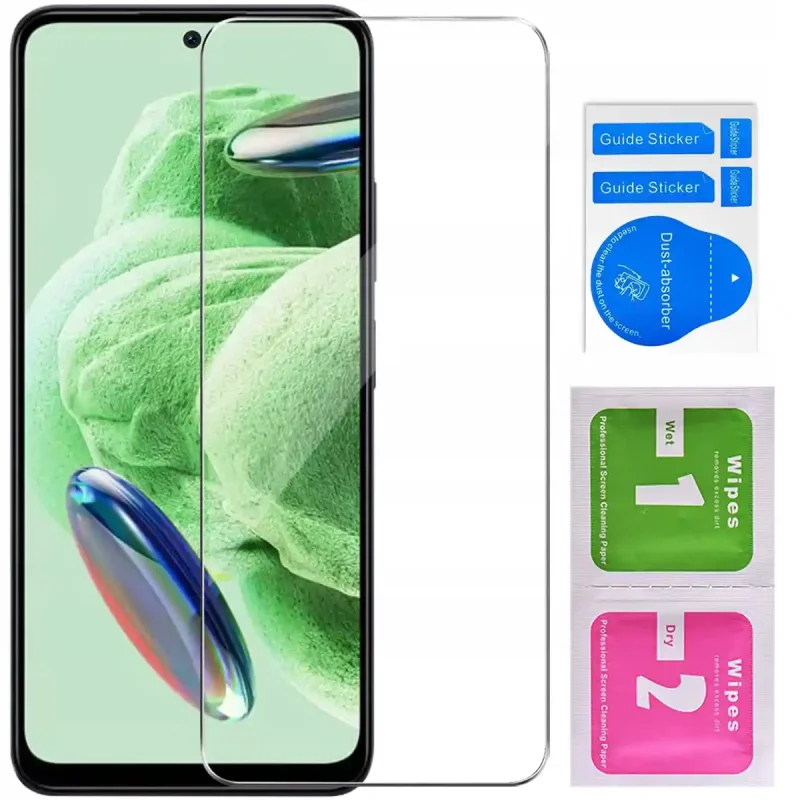 Szybka do Xiaomi Redmi Note 12 Pro+ Plus 5G - ochrona ekranu z akcesoriami montażowymi