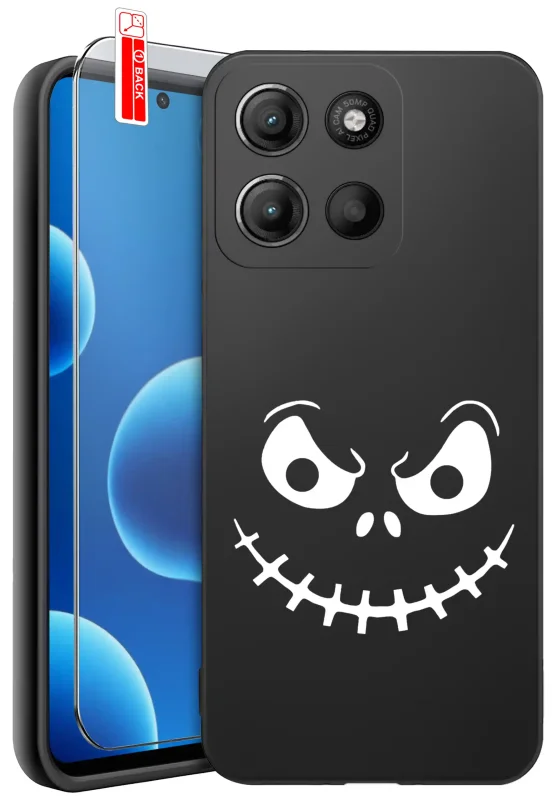 Etui halloweenowe do Motorola Moto G15 / G15 Power z nadrukiem czaszki