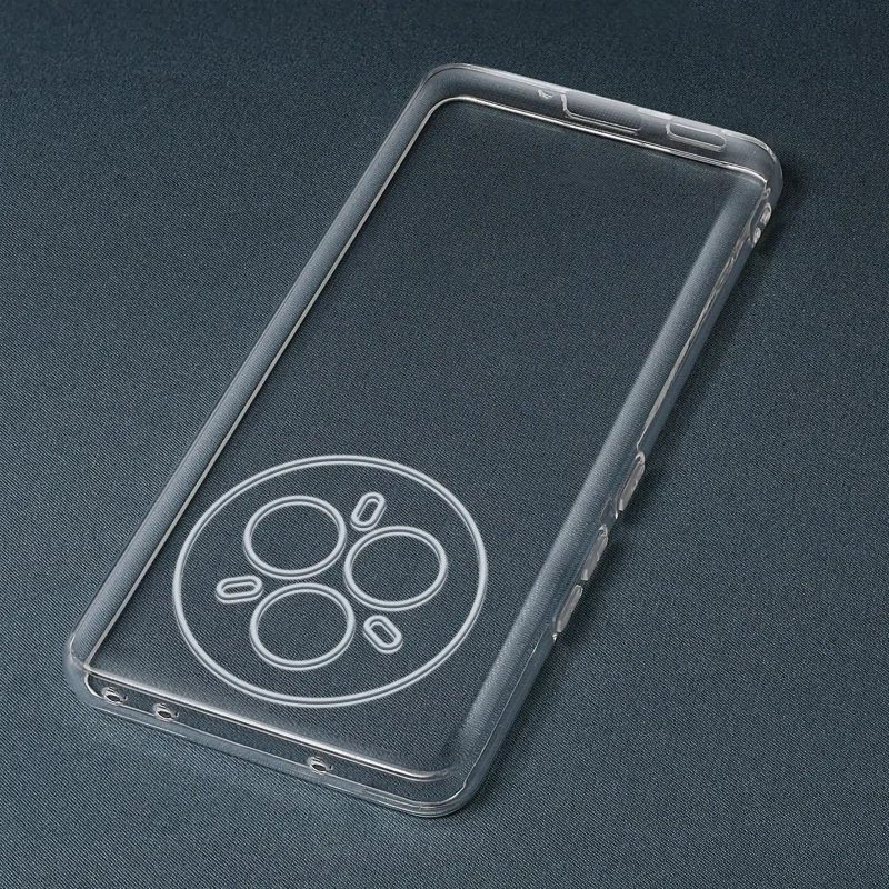 Transparentne etui ochronne do Realme 14 Pro+ Plus 5G – widok samego case’a z wycięciem na aparat i porty