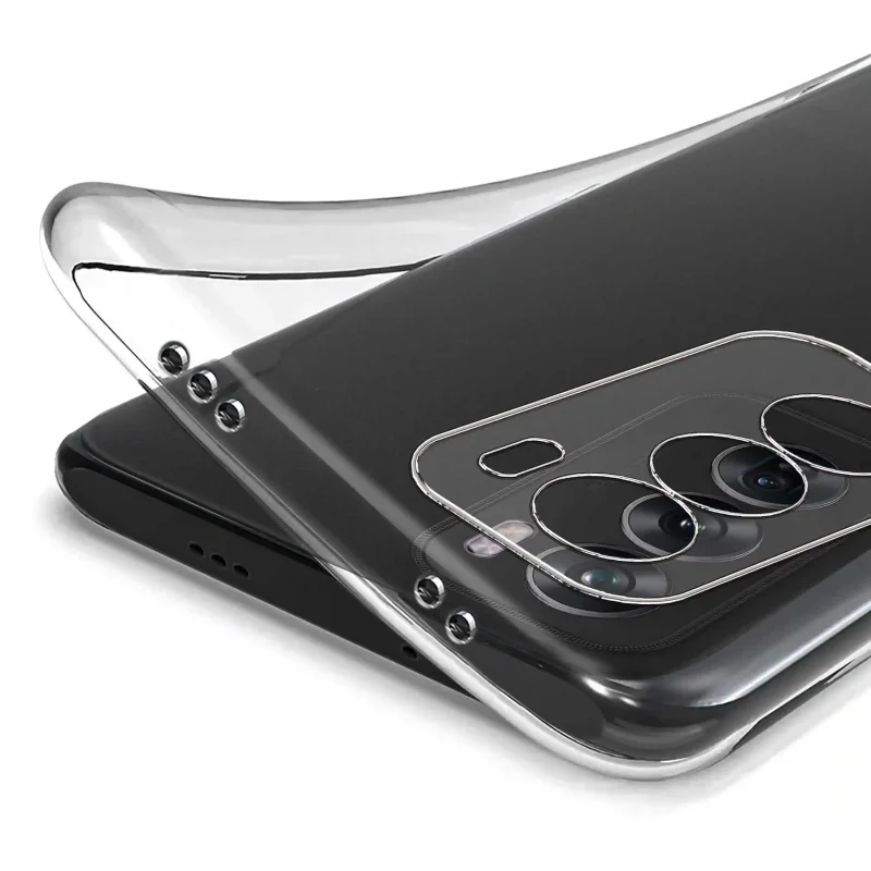 Elastyczne etui silikonowe Clear Case do Oppo Reno 12 Pro 5G – transparentna struktura i dopasowanie do obudowy