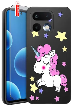 Etui do Realme 16 Pro 5G różne wzory z koniem ze szkłem