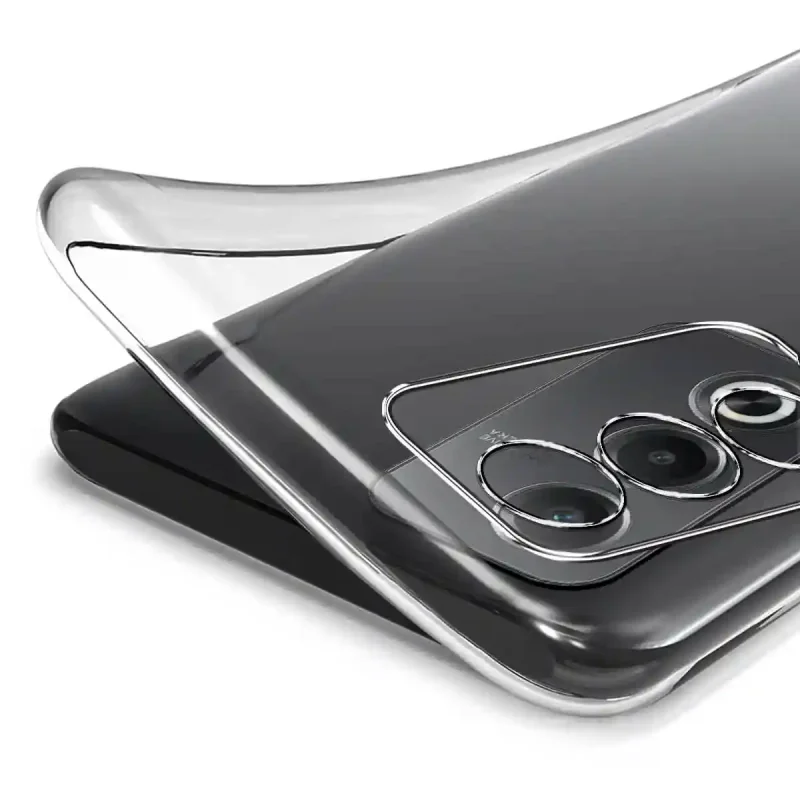Elastyczne etui silikonowe Clear Case do Oppo A80 5G – transparentna struktura i dopasowanie do obudowy