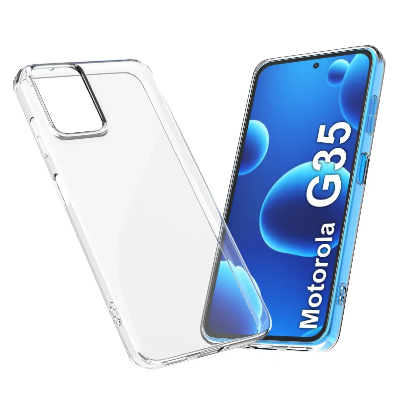 Przezroczyste etui Clear Case na Motorola Moto G35