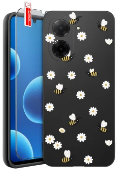 Etui do Xiaomi Redmi A5 różne wzory wiosenne ze szkłem