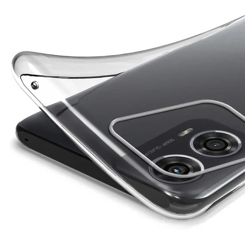Elastyczne etui silikonowe Clear Case do Motorola Moto G24 / G04 / E14 – transparentna struktura i dopasowanie do obudowy