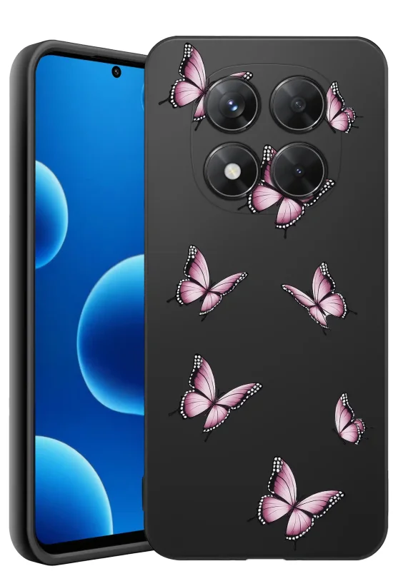 Etui wiosenne do Xiaomi Redmi Note 14 Pro+ Plus 5G ze wzorem motylków