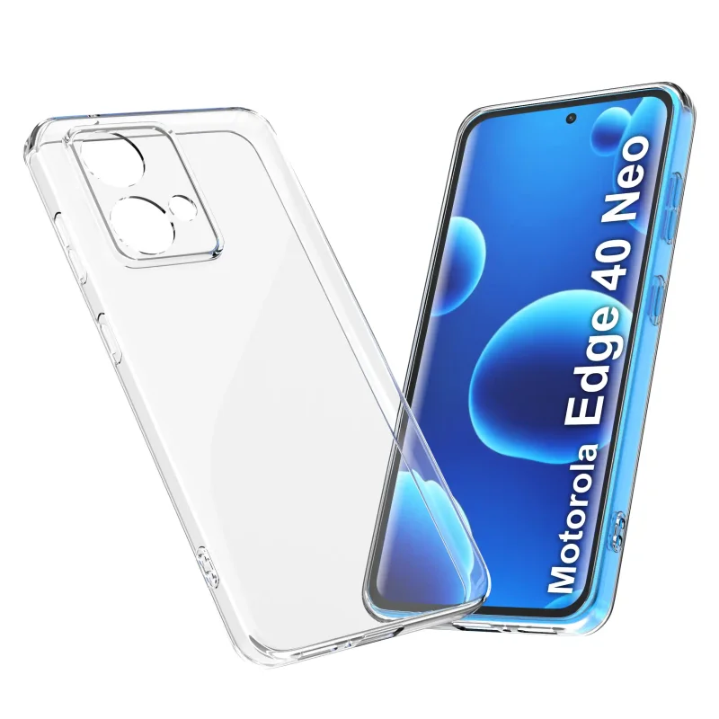 Przezroczyste etui Clear Case na Motorola Edge 40 Neo