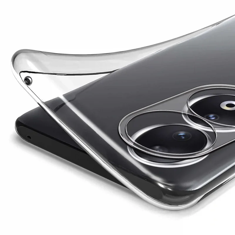 Elastyczne etui silikonowe Clear Case do Honor 90 5G – transparentna struktura i dopasowanie do obudowy