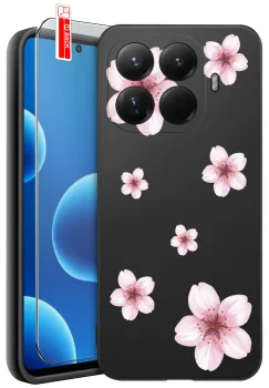 Etui do Xiaomi 15T Pro 5G różne wzory wiosenne ze szkłem