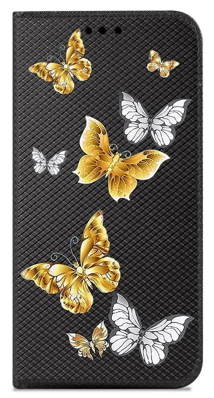Kolorowe etui z klapką do Realme 16 Pro 5G z motylami